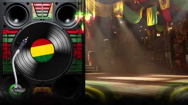 Video Estilo Disco Vinil, Clube De Reggae, Flyer De Vibes, Festas, Eventos E Radiolas