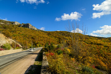 road to the mountains