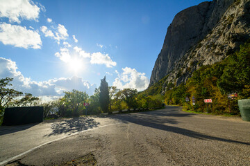 road in the mountains