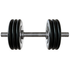 dumbbell isolated on white