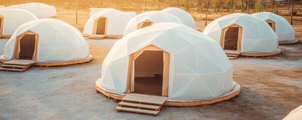 Glamping Domes Modern Camping in Style, Outdoor , Adventure