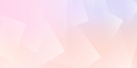 Pastel pink and blue blur backdrop with transparent shapes square. Light gradient vector banner. Background abstract purple sky. Soft blurred light bg. Pastel gradation water cover design