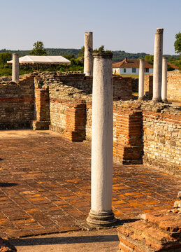 Gamzigrad - ancient Roman complex of palaces and temples Felix Romuliana in Serbia