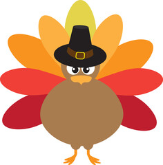 Vector Thanksgiving Turkey