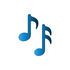 Fototapeta na wymiar Music icon design template