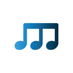 Music icon design template