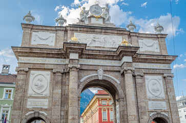 The Triumphal Arch in Innsbruck, Austria