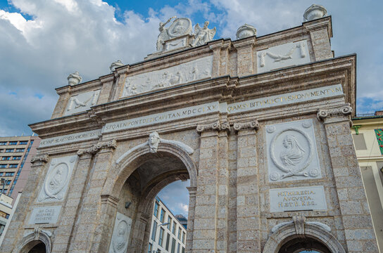 The Triumphal Arch in Innsbruck, Austria