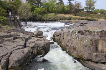 鹿児島県伊佐市の曽木の滝