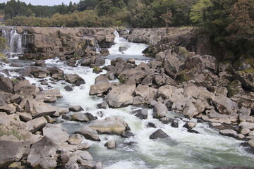 鹿児島県伊佐市の曽木の滝