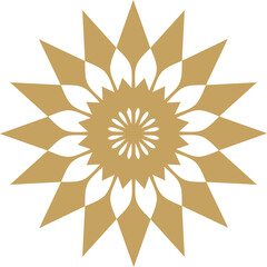 Decorative Geometric Snowflake