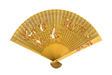 vintage hand fan