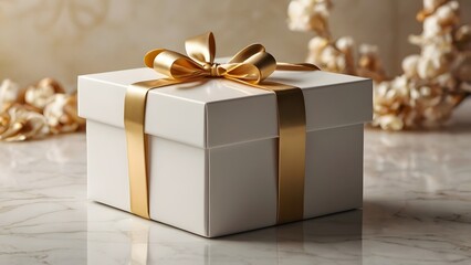 Premium Gift Box with Ribbon Decor