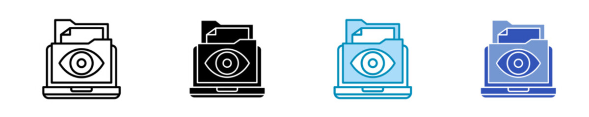 Vision  Icon Set Multiple Style Collection