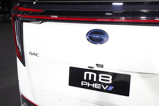Gac m8 at Philippine electric vehicle summit (PEVS) in Pasay, Philippines