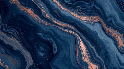 Ethereal Marble Swirl: Captivating marble surface, swirls of deep blue and shimmering accents of gold, creating a luxurious and mesmerizing visual experience. 