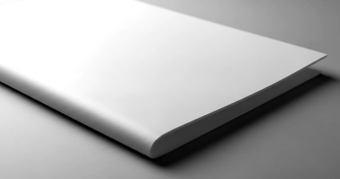 Blank Book Mockup - Minimalist Design for Creative Projects and Presentations.
