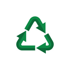 green recycle symbol