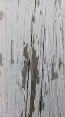 Old wood painted white