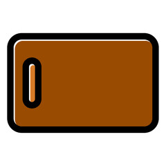 wood chopping board icon