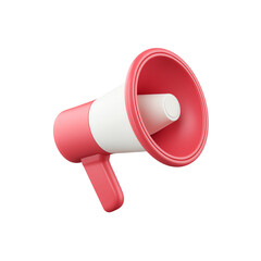 A vibrant megaphone symbolizing communication and announcements in a modern context.
