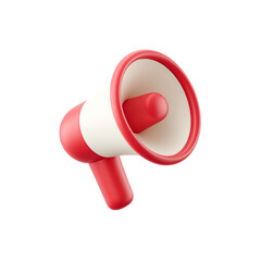 A vibrant megaphone ready to announce messages in a dynamic environment.