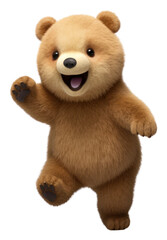 PNG Puppet bear walk mammal toy