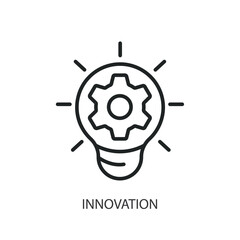 Innovation thin line icons. Original vector illustration.