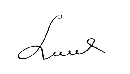 Obraz premium Hand-drawn black signature isolated on transparent background. Realistic handwritten autograph with smooth ink line for documents, branding, or digital design. 