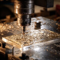 Precision Machining of a Decorative Metal Plate with Detailed Engravings in a Modern CNC Machine Environment