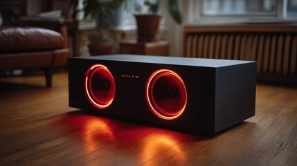 Modern sound system speaker
