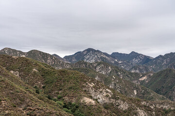 Angeles Crest Highway, Los Angeles County, California. San Gabriel Mountains. Angeles National Forest.