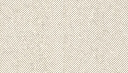 Beige Herringbone Linen Fabric Texture