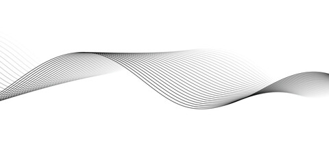 abstract creative black wave line background. blend line design for the banner, poster, cover.