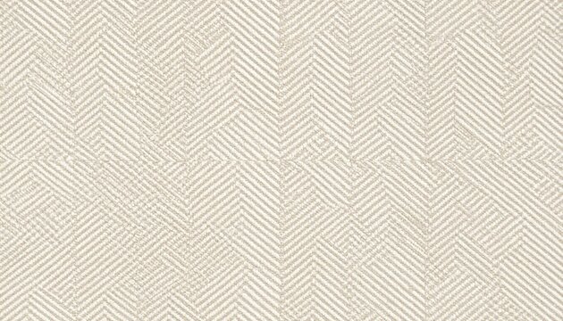 Beige Herringbone Linen Fabric Texture