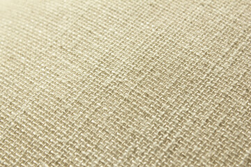 Close up of beige fabric