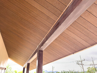 WPC Ceiling in construction site	