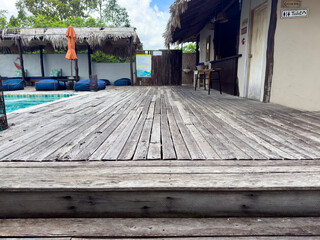 Natural resort and old wood