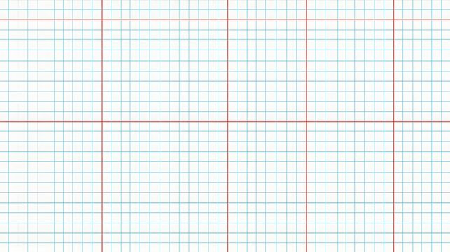 Seamless background pattern displays a squared paper layout with fine grid lines and thick dividing axes
