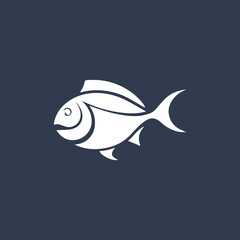 Obraz premium Silhouette style minimal puffer fish t-shirt design featuring clean black vector art of a cute puffer fish, perfect for ocean lovers, marine life fans, minimalist fashion enthusiasts, sea creature adm