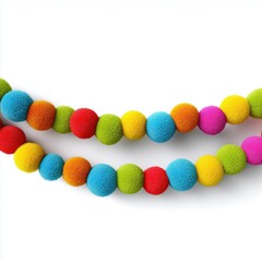 Colorful Pom Pom Garland