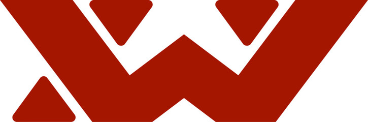 Monogram of the letter X, W and Y. Abstract, outline and elegant.