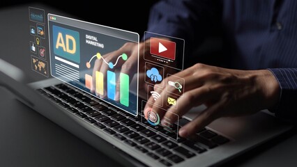 Online ads and digital marketing help brands grow. Content marketing builds engagement. Marketing tools boost ROI. Effective ads and marketing drive online business success. Muxer