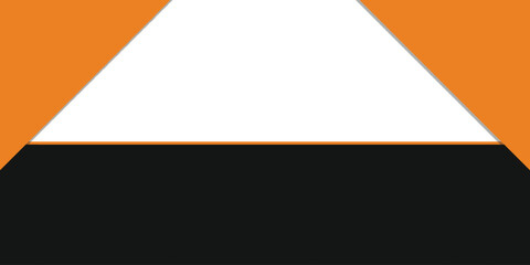 Abstract Orange White and Black Geometric Design | Modern Minimalist Pattern for Backgrounds, Branding, and Creative Projects