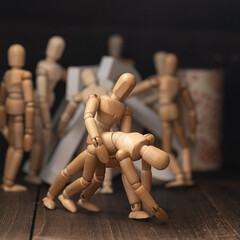 倒れたものを起こす