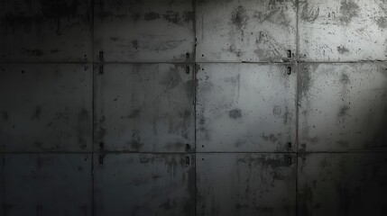 Brutalist Concrete Wall Texture with Deep Shadows