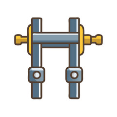 Illustration of industrial equipment tool or machinery construction