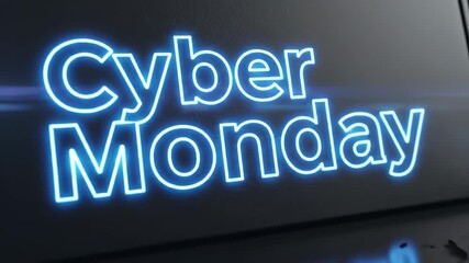 Cyber Monday Neon Glow