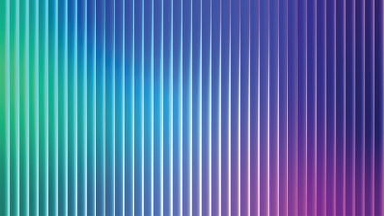 Blue Green and Purple Neon Vertical Stripes Abstract Background