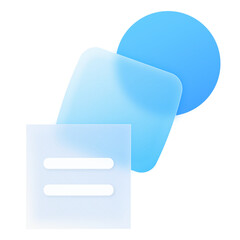 Business Infographic Button UI UX Bubble Blur Website Asset Element Template Frosted Glass Glasmorphism Style Eps Svg